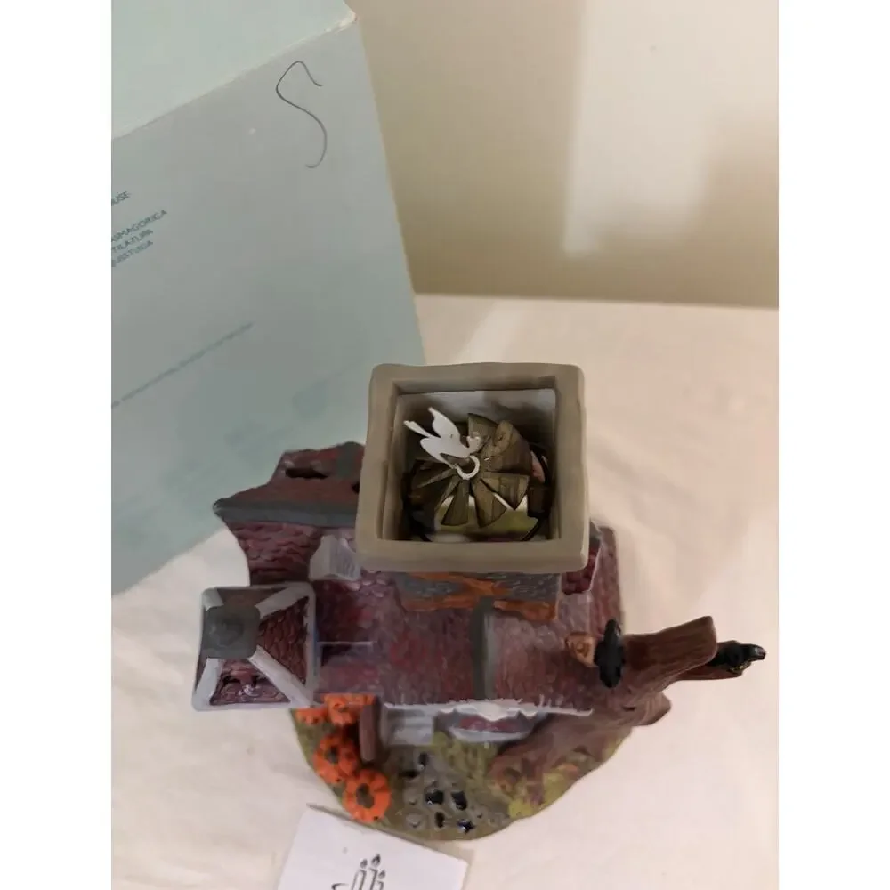 PartyLite Haunted Halloween Tealight Candle House P7862 Retired Boxed Ghost